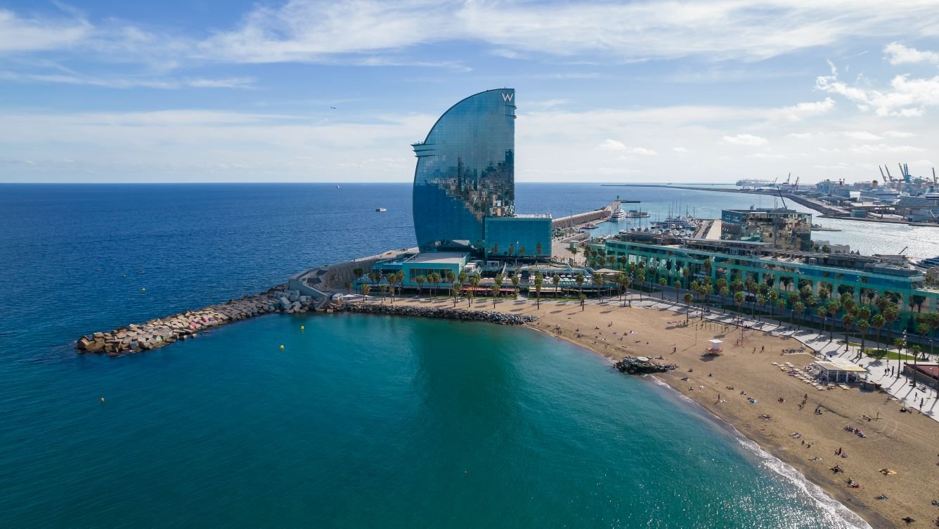 W Barcelona hotel in Barcelona, Spain