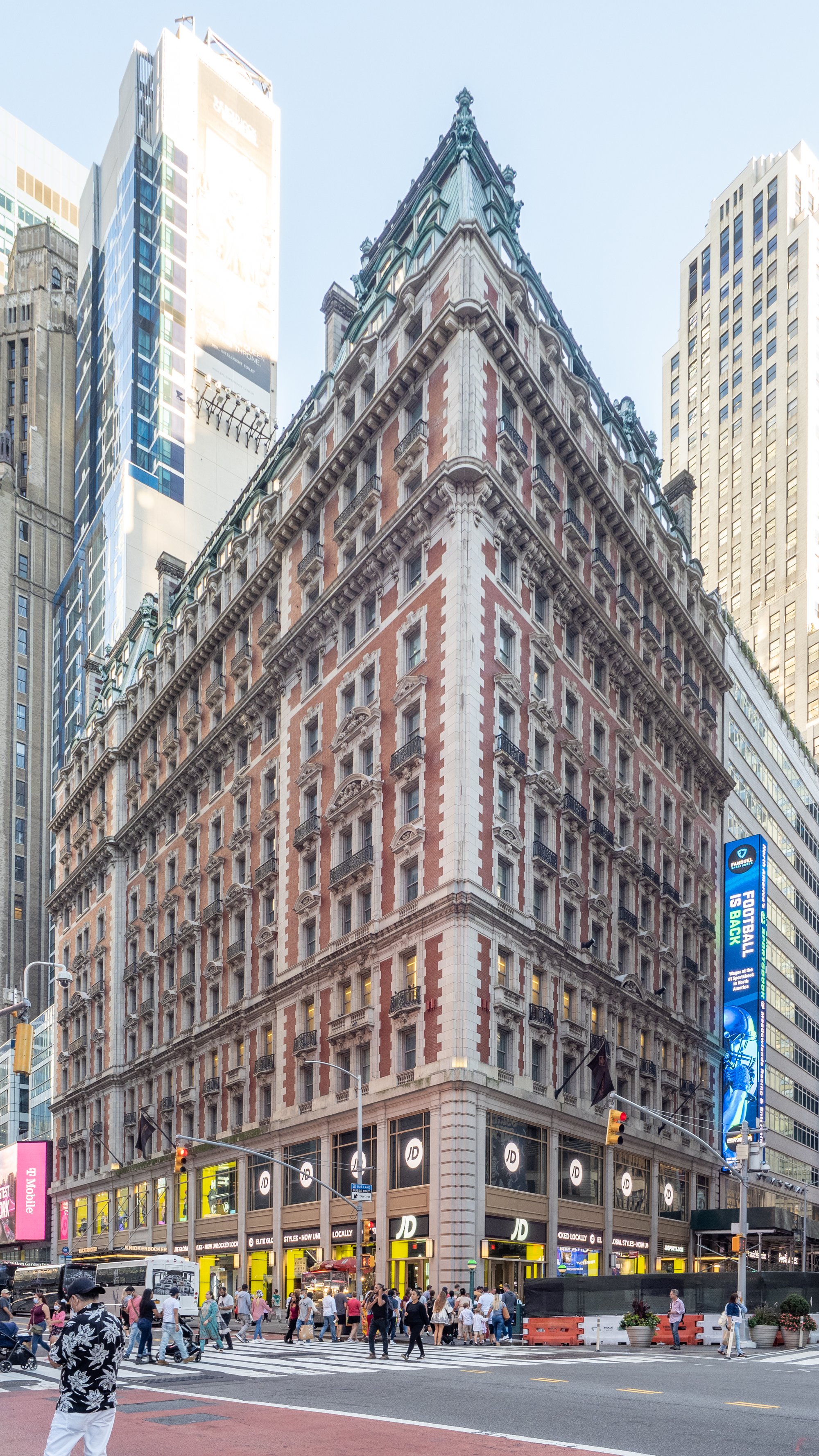 The Knickerbocker hotel in New York City, United States