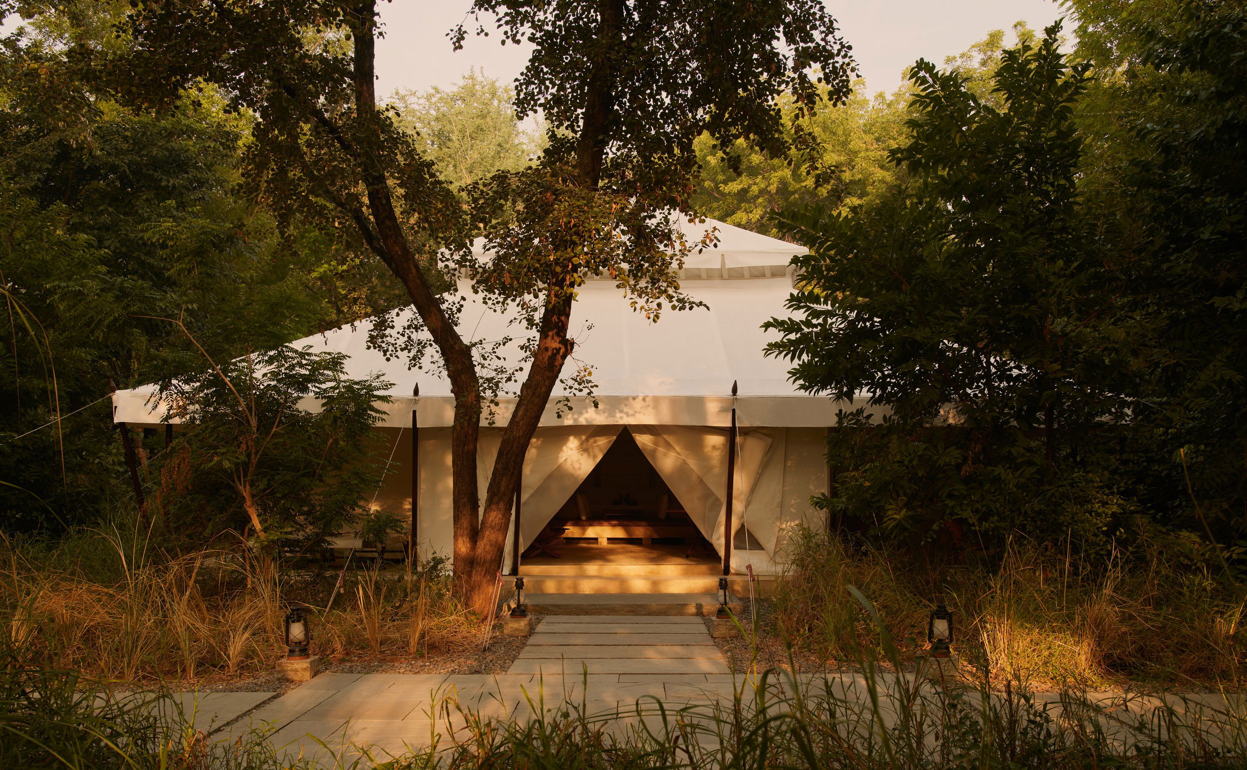 Aman-i-Khas hotel in Ranthambore, India
