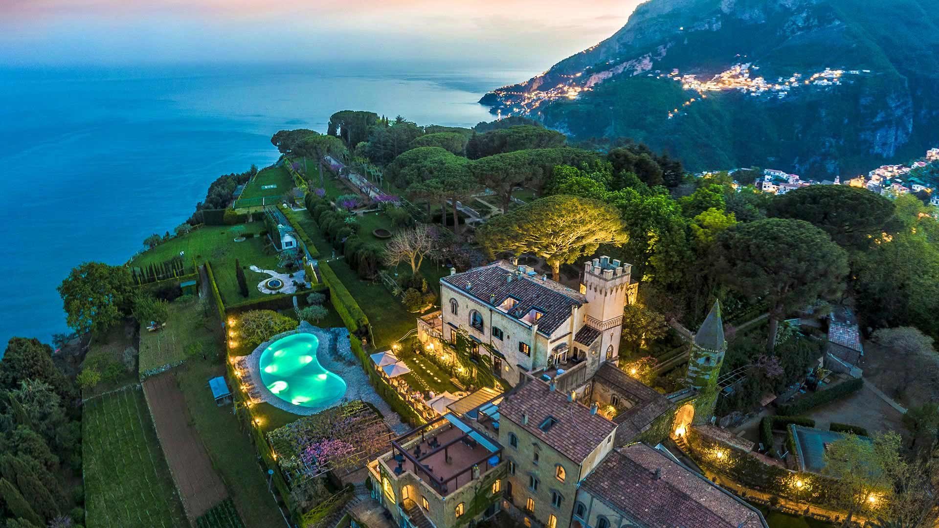 Villa Cimbrone hotel in Ravello