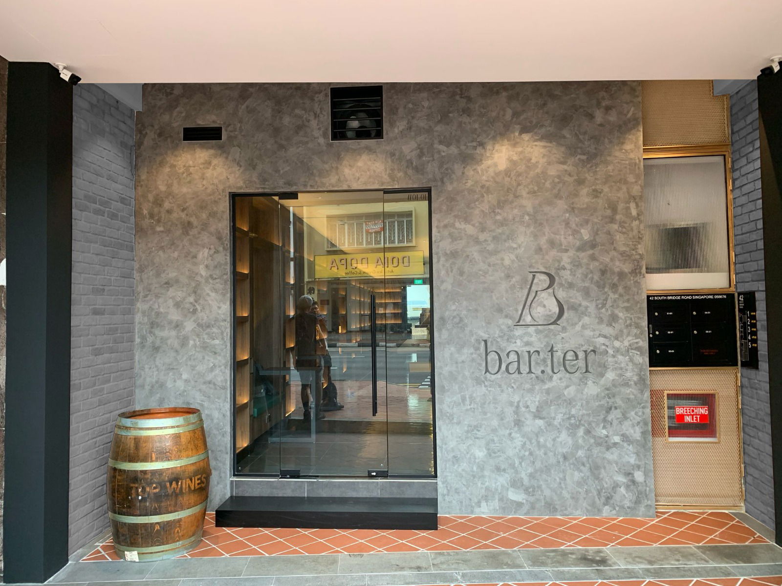 Bar.Ter, Bar in Singapore
