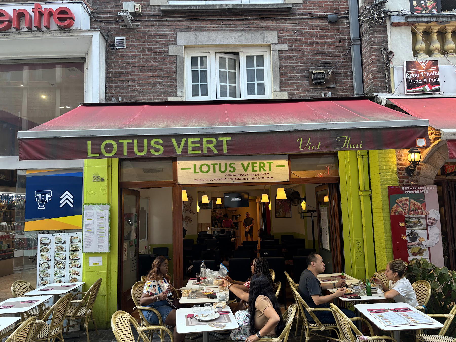 Lotus Vert restaurant in Brussels, Belgium