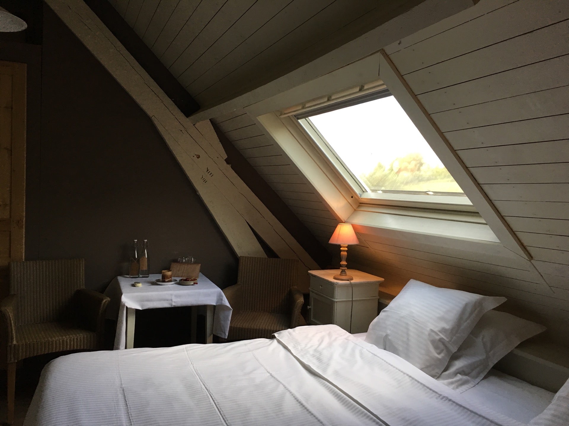 In De Wulf restaurant in Dranouter, Belgium