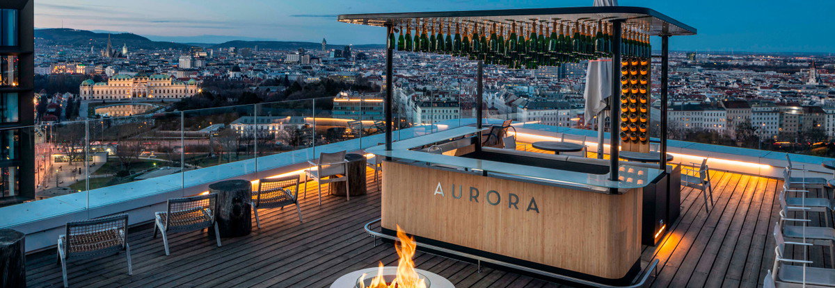 Aurora Rooftop Bar, Vienna, Austria