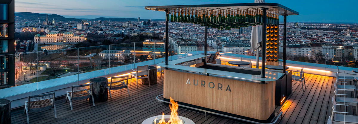 Aurora Rooftop Bar bar in Vienna