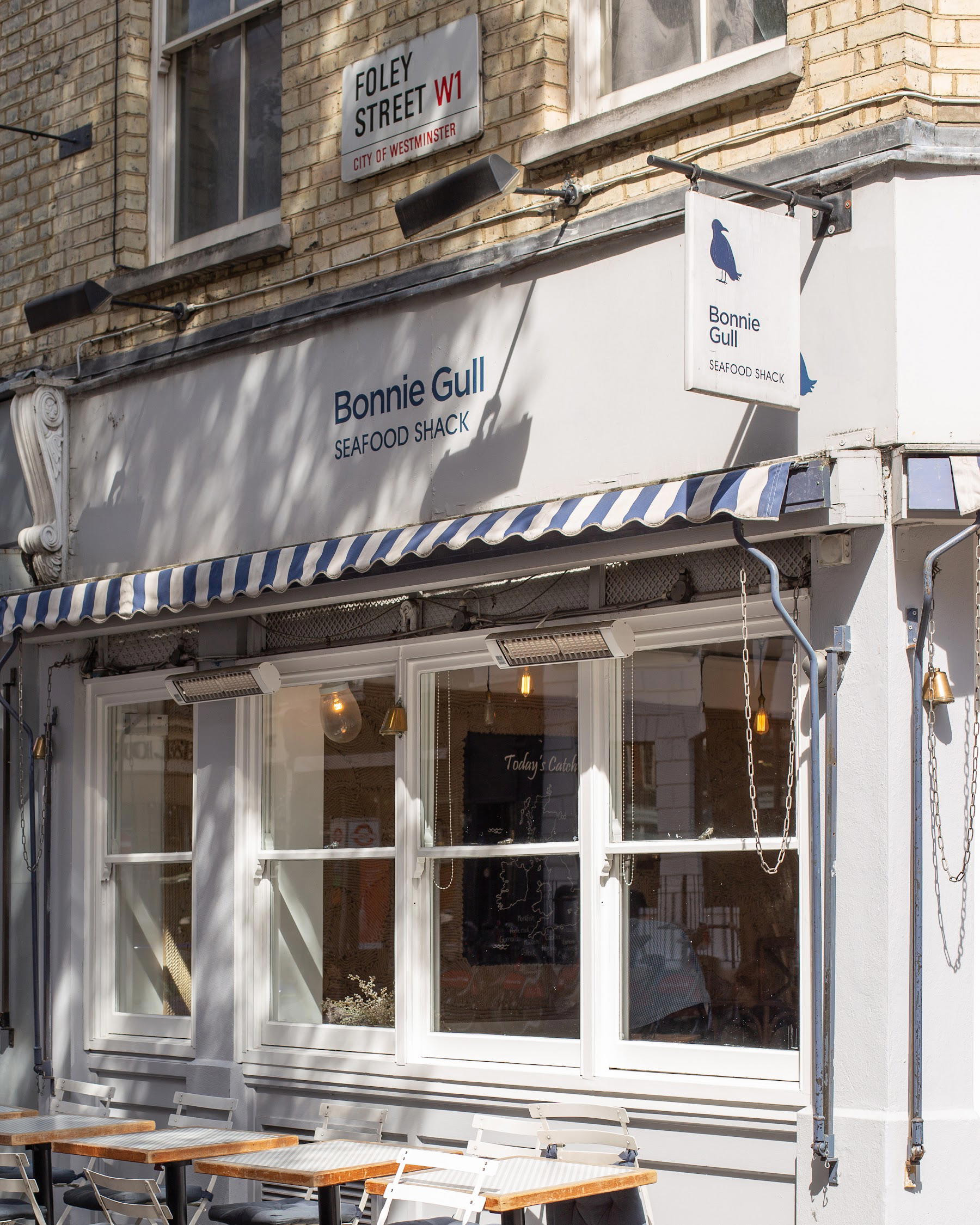 Bonnie Gull Seafood Shack restaurant in Fitzrovia, United Kingdom