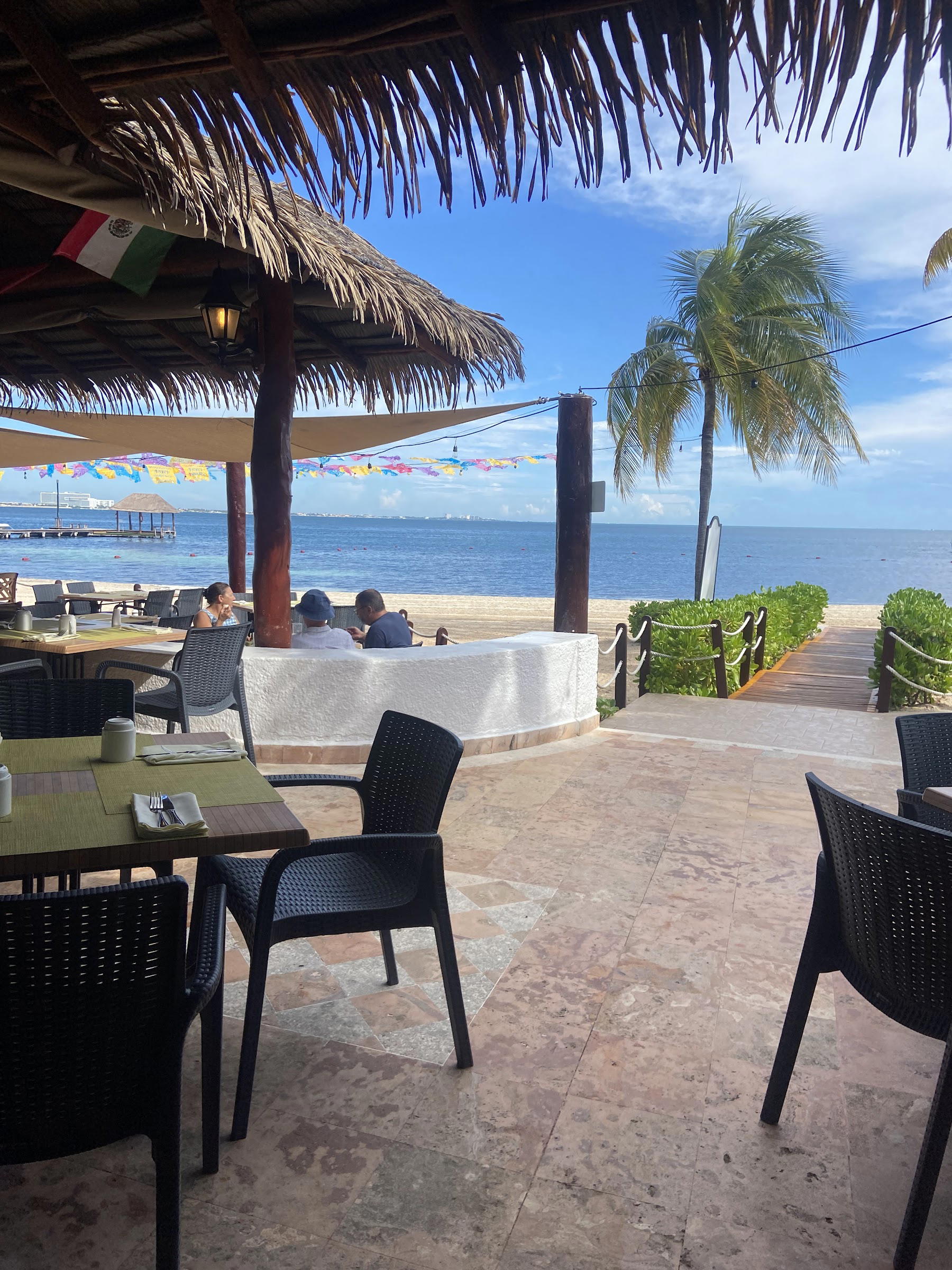 La Palapa Belga restaurant in Cancun, Mexico