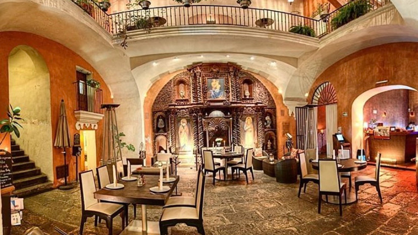 Entre Tierras restaurant in Puebla De Zaragoza, Mexico