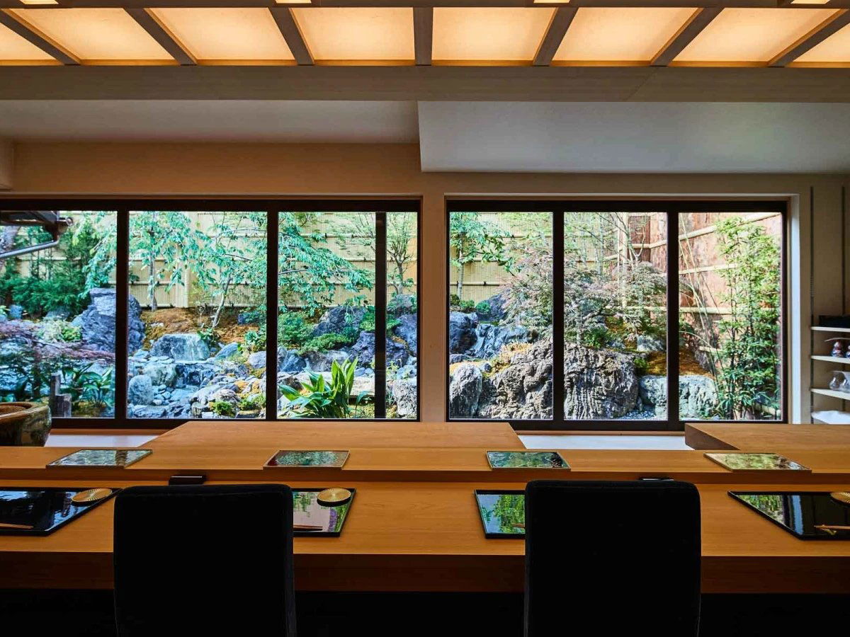 Saeki restaurant in Kyoto, Japan