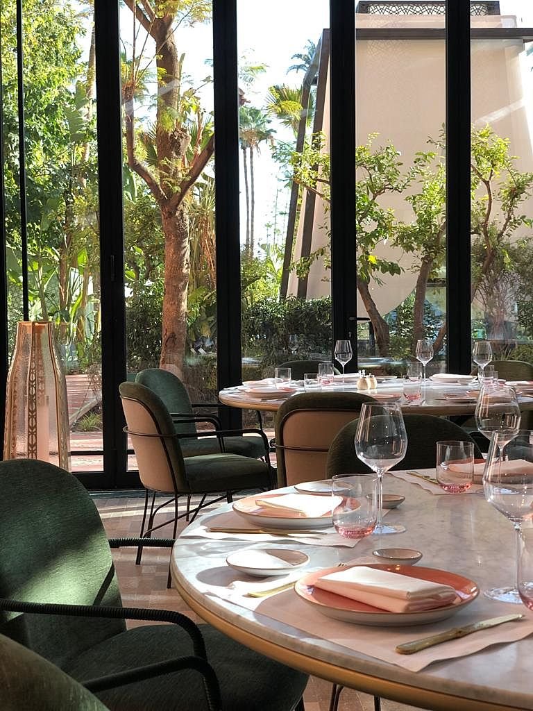 L’Italien par Jean-Georges restaurant in Marrakesh, Morocco