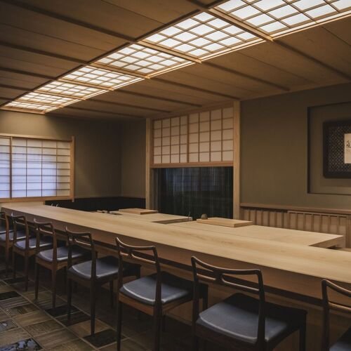 Kikunoi Sushi Ao restaurant in Kyoto, Japan