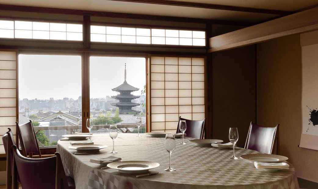 Hiramatsu Kodaiji restaurant in Kyoto, Japan