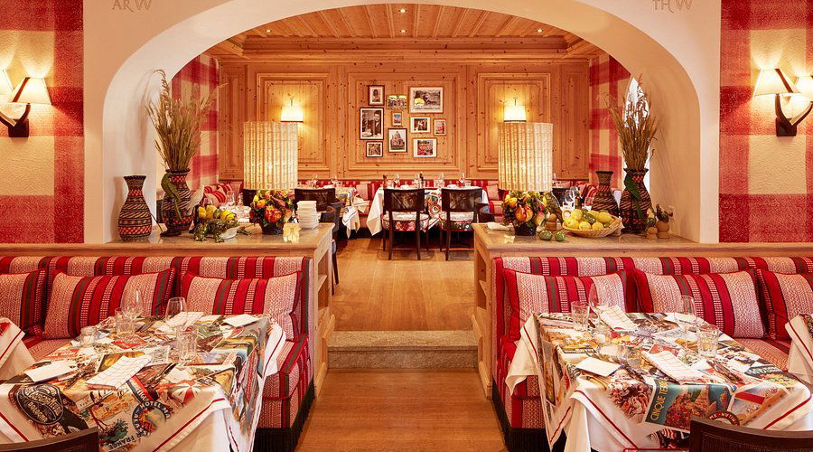 La Trattoria restaurant in Pontresina, Switzerland