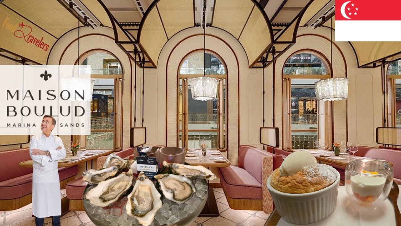 Maison Boulud restaurant in Singapore