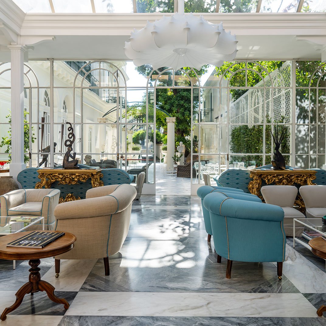 Bellevue Syrene 1820 restaurant in Sorrento, Italy