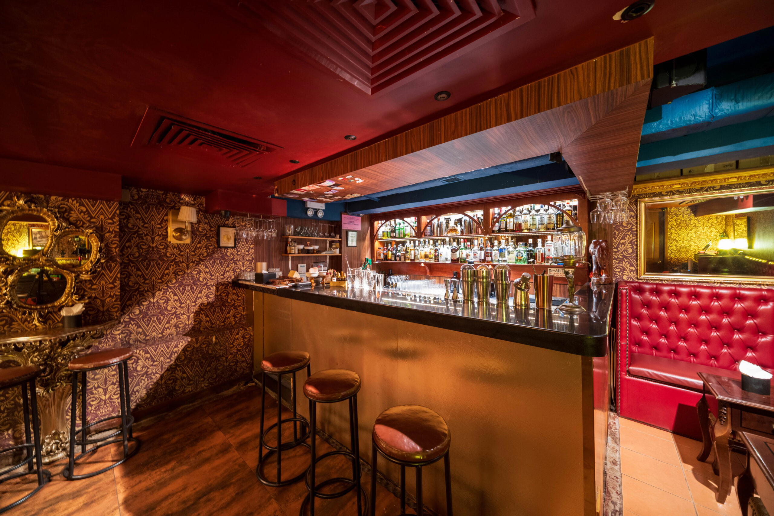 The Wise King bar in Hong Kong