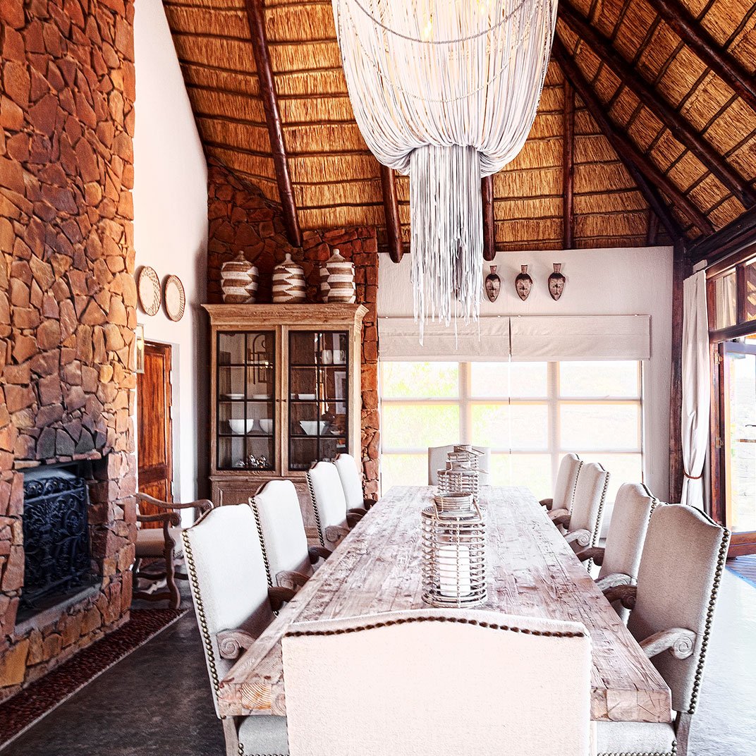 Esiweni Luxury Safari Lodge restaurant in Memorial Gate, South Africa