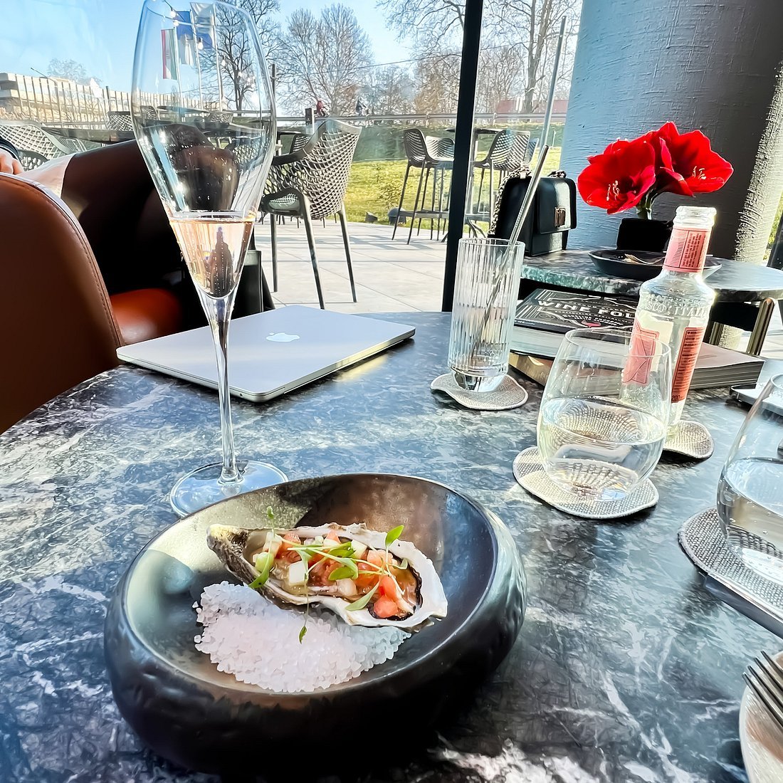 Újváros Bisztró restaurant in Szarvas, Hungary