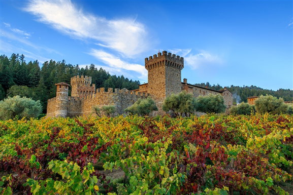 Castello di Amorosa winery in Calistoga, United States