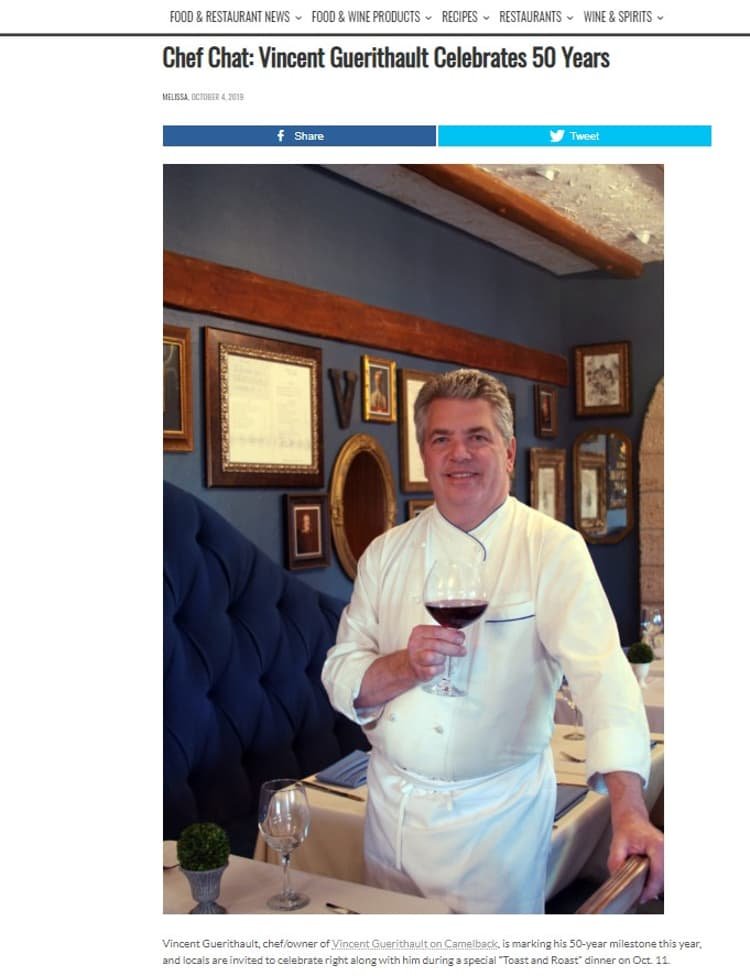 Vincent Guerithault on Camelback, Restaurant in Phoenix