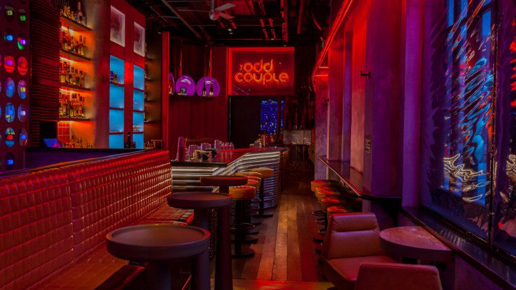 The Odd Couple bar in Shanghai, China