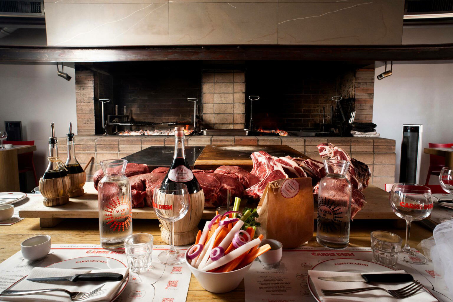 Officina Della Bistecca restaurant in Panzano, Italy