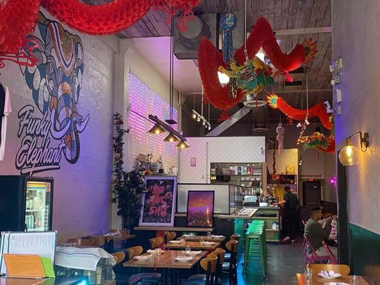 Funky Elephant restaurant in San Francisco, United States