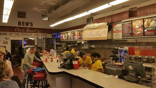 Ben’s Chili Bowl restaurant in Washington D.C., United States