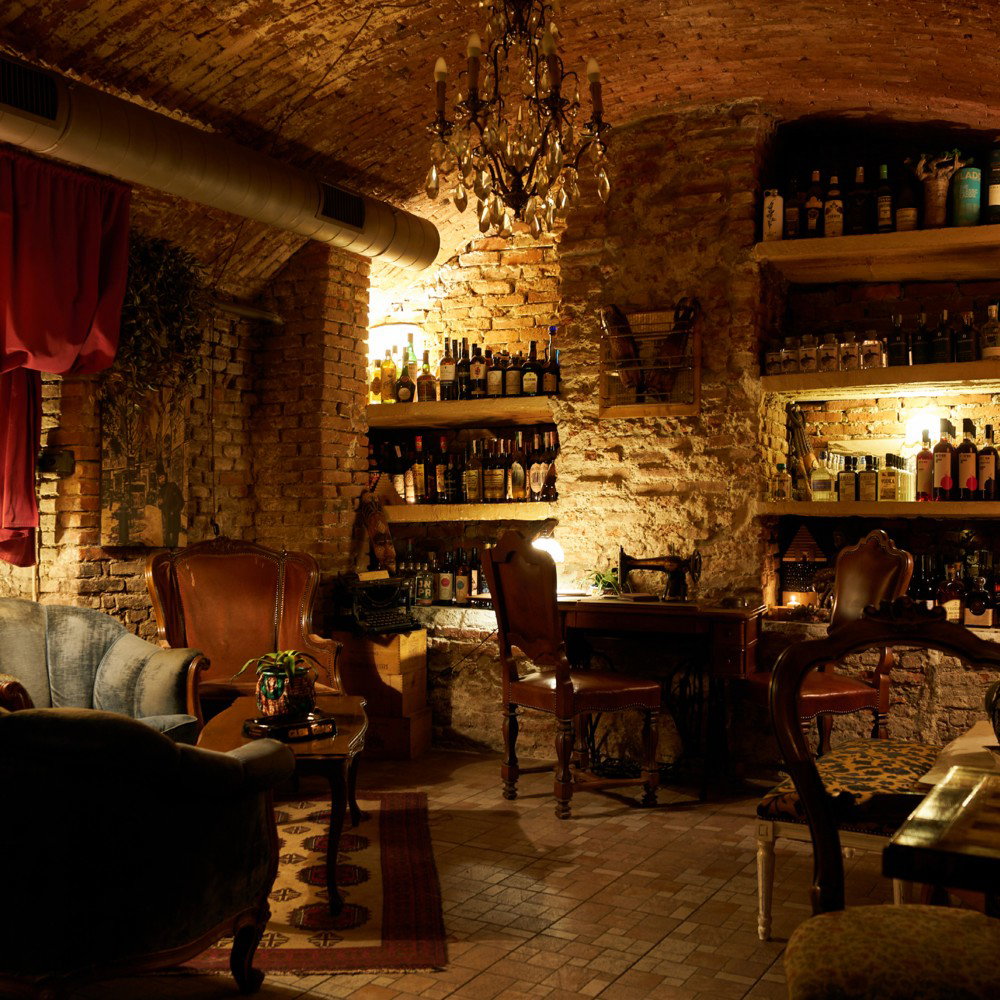 1930 bar in Milan, Italy