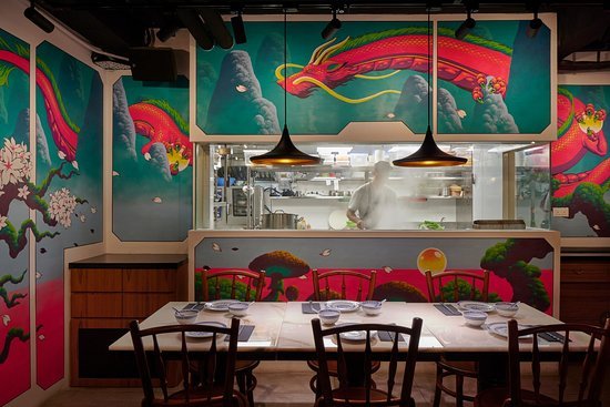 The Dragon restaurant in Taipei, Taiwan