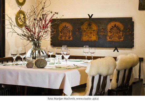 Hiša Raduha restaurant in Luče, Slovenia