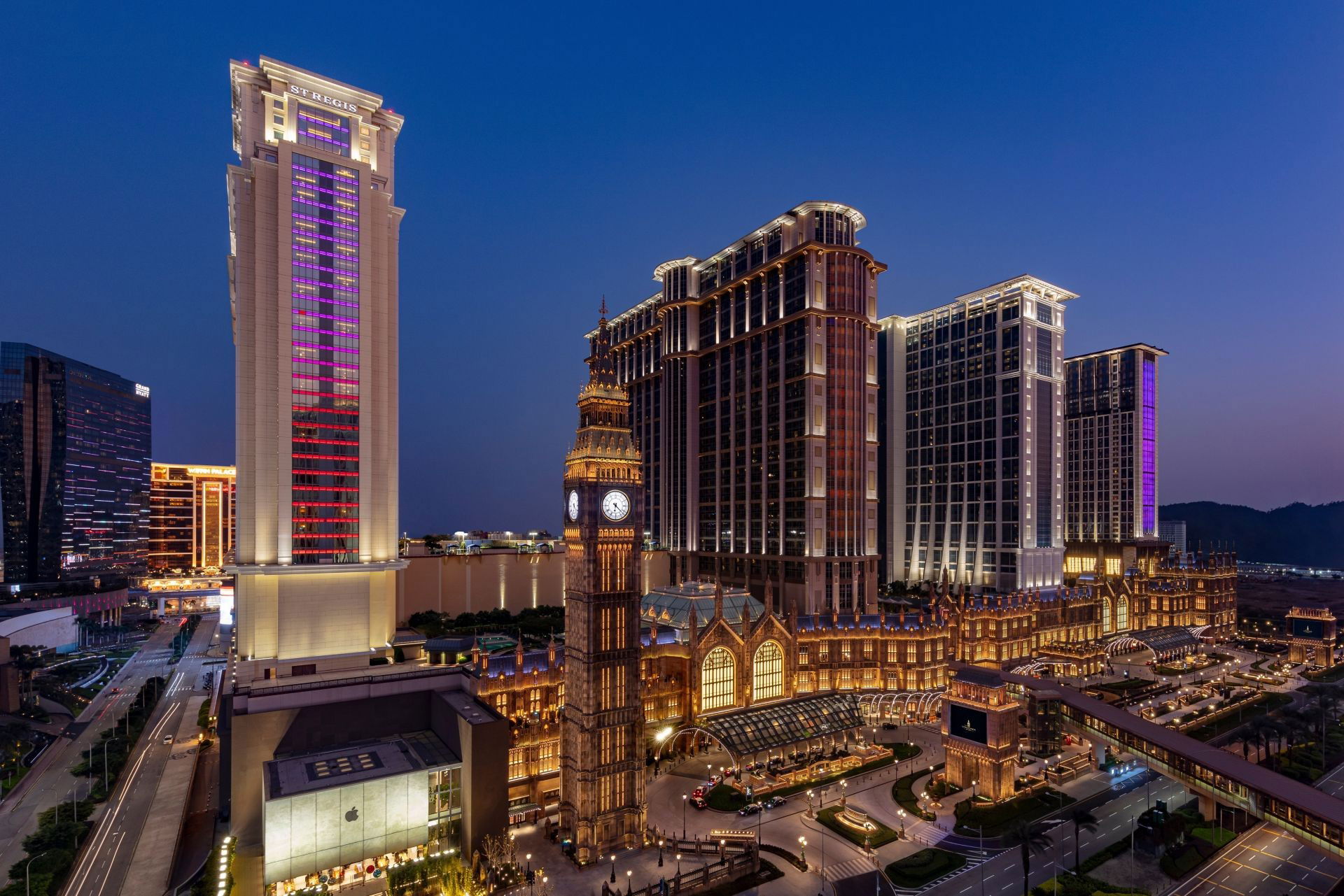 The St. Regis Macao hotel in Macau, China