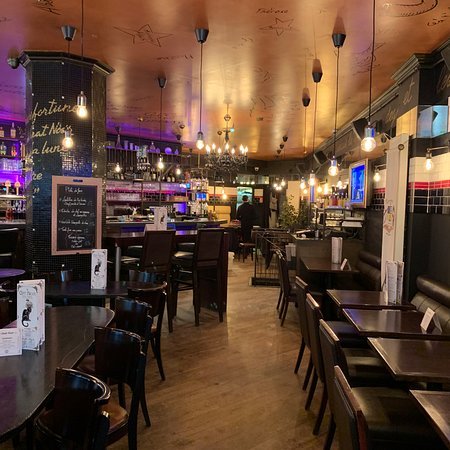 Au Chat Noir restaurant in Lausanne, Switzerland