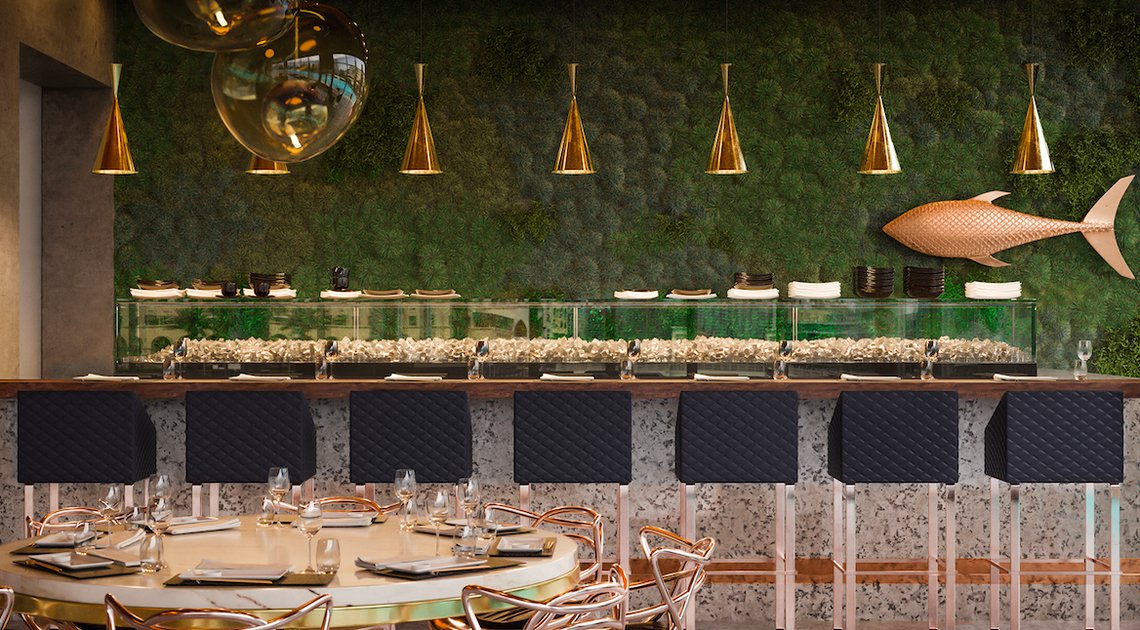 99 sushi bar restaurant in Madrid, Spain