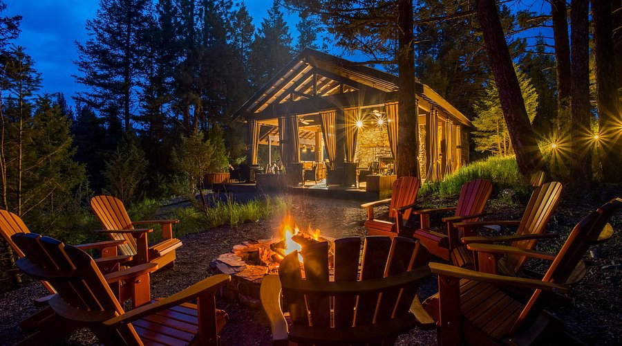 Paws Up hotel in Greenough, United States