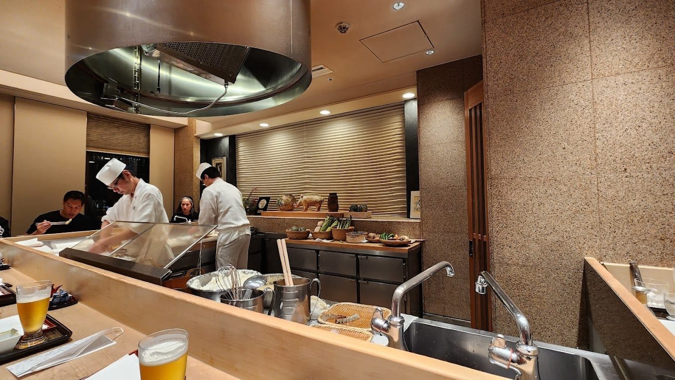 Tempura Kondo restaurant in Tokyo, Japan