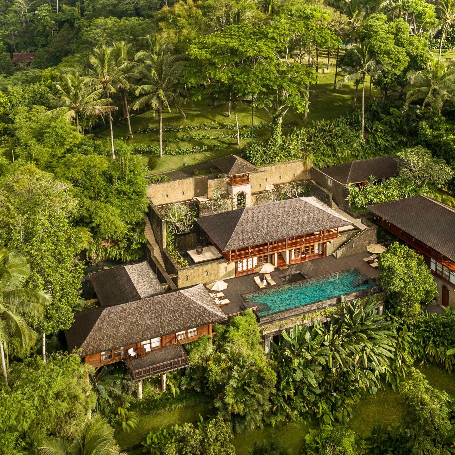 COMO Shambhala Estate hotel in Ubud, Indonesia