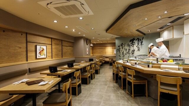Sushi Take restaurant in Tokyo, Japan