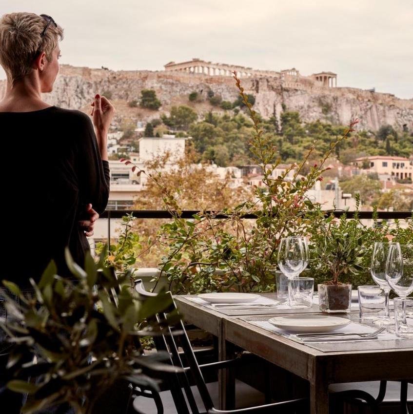 The Zillers Rooftop Gastronomy restaurant in Athens, Greece