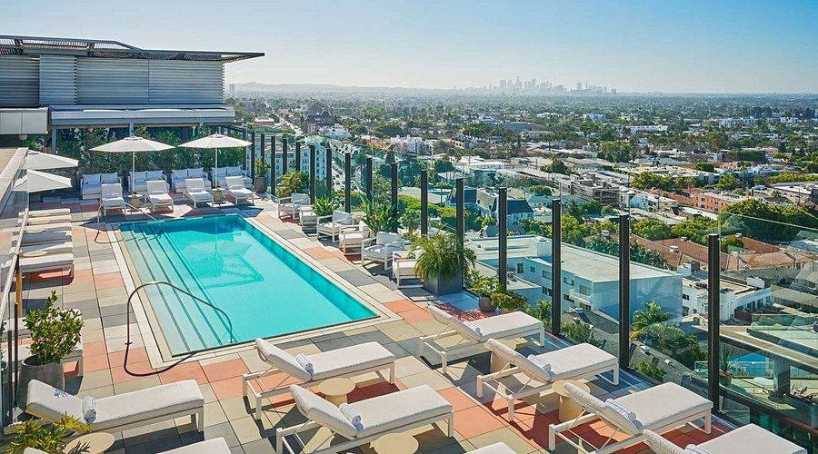 The Sun Rose West Hollywood hotel in Los Angeles, United States