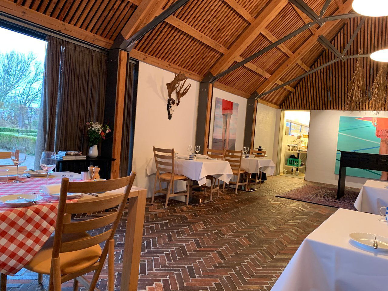 Henne Kirkeby Kro restaurant in Henne, Denmark