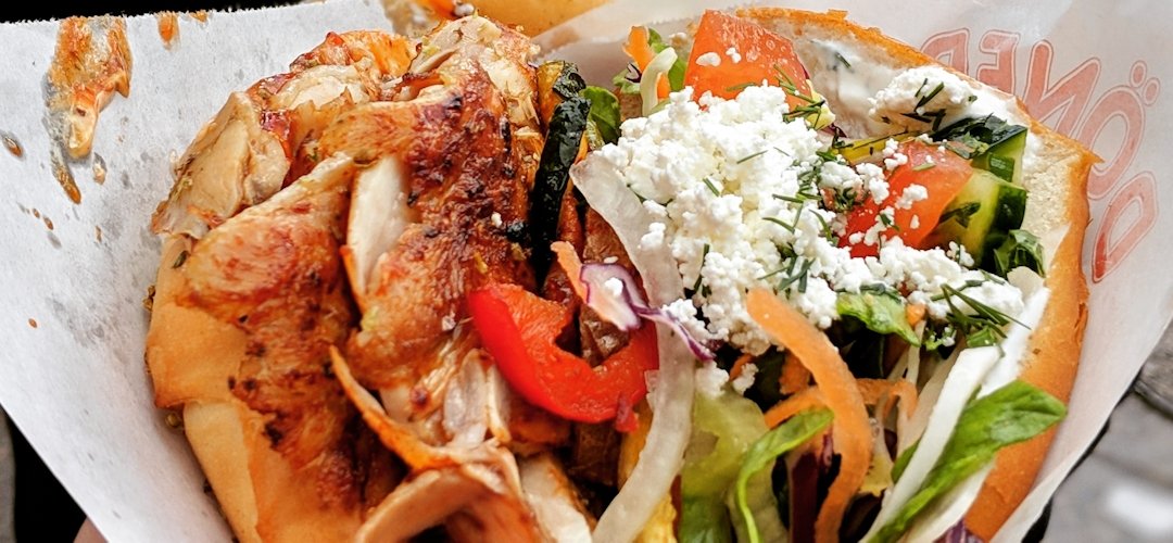 Mustafa's Gemüse Kebap restaurant in Berlin, Germany