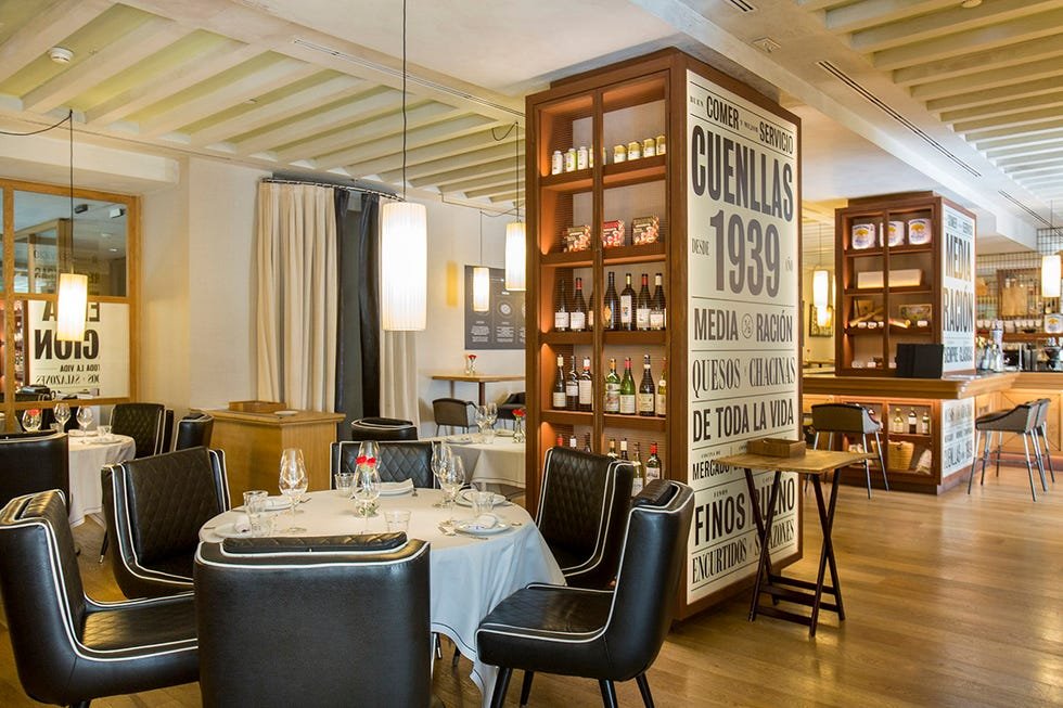 Cuenllas restaurant in Madrid, Spain