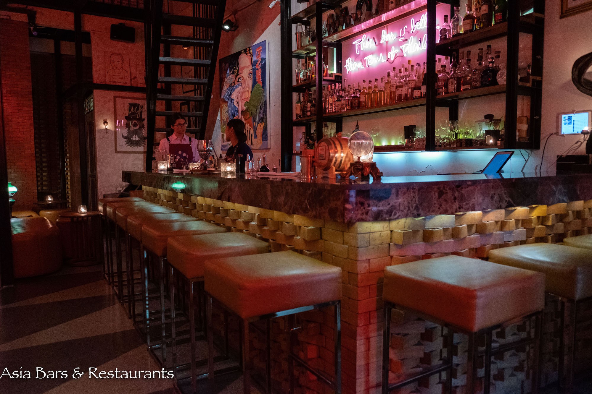 Asia Today bar in Bangkok, Thailand