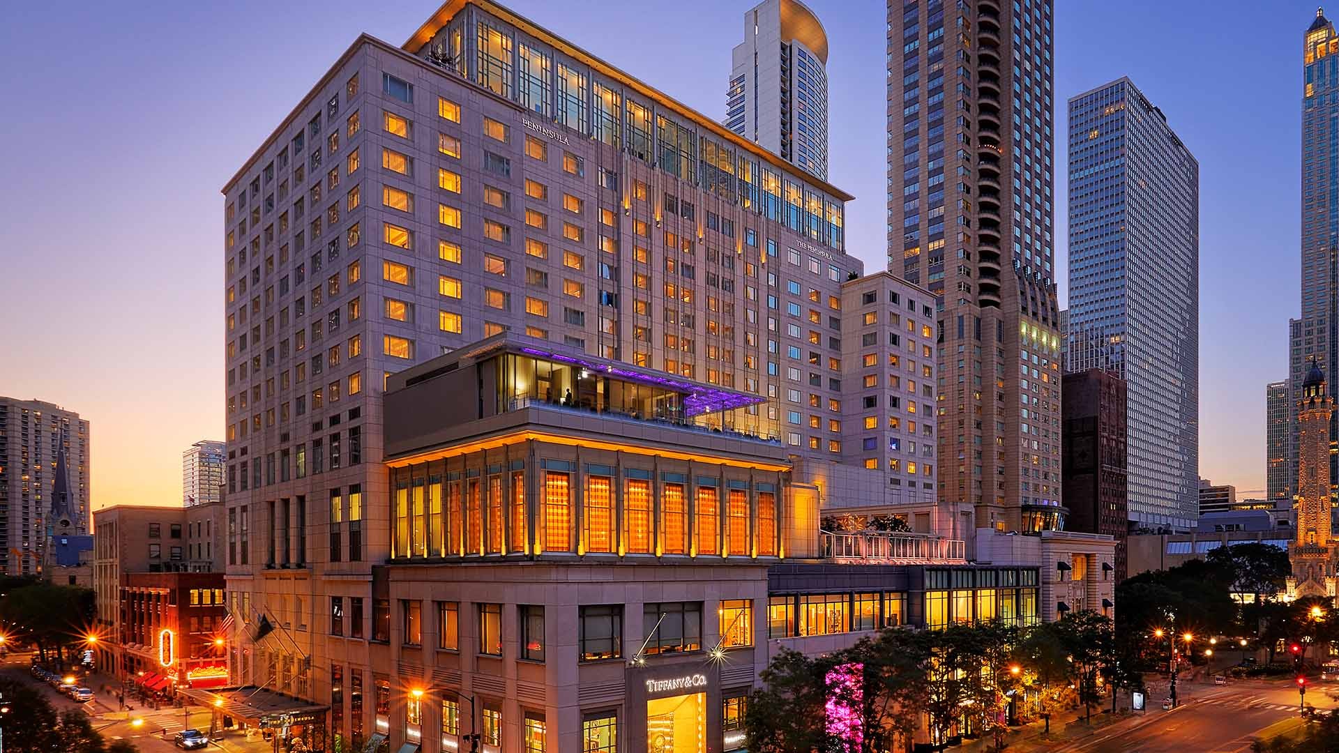 The Peninsula Chicago hotel in Chicago, United States