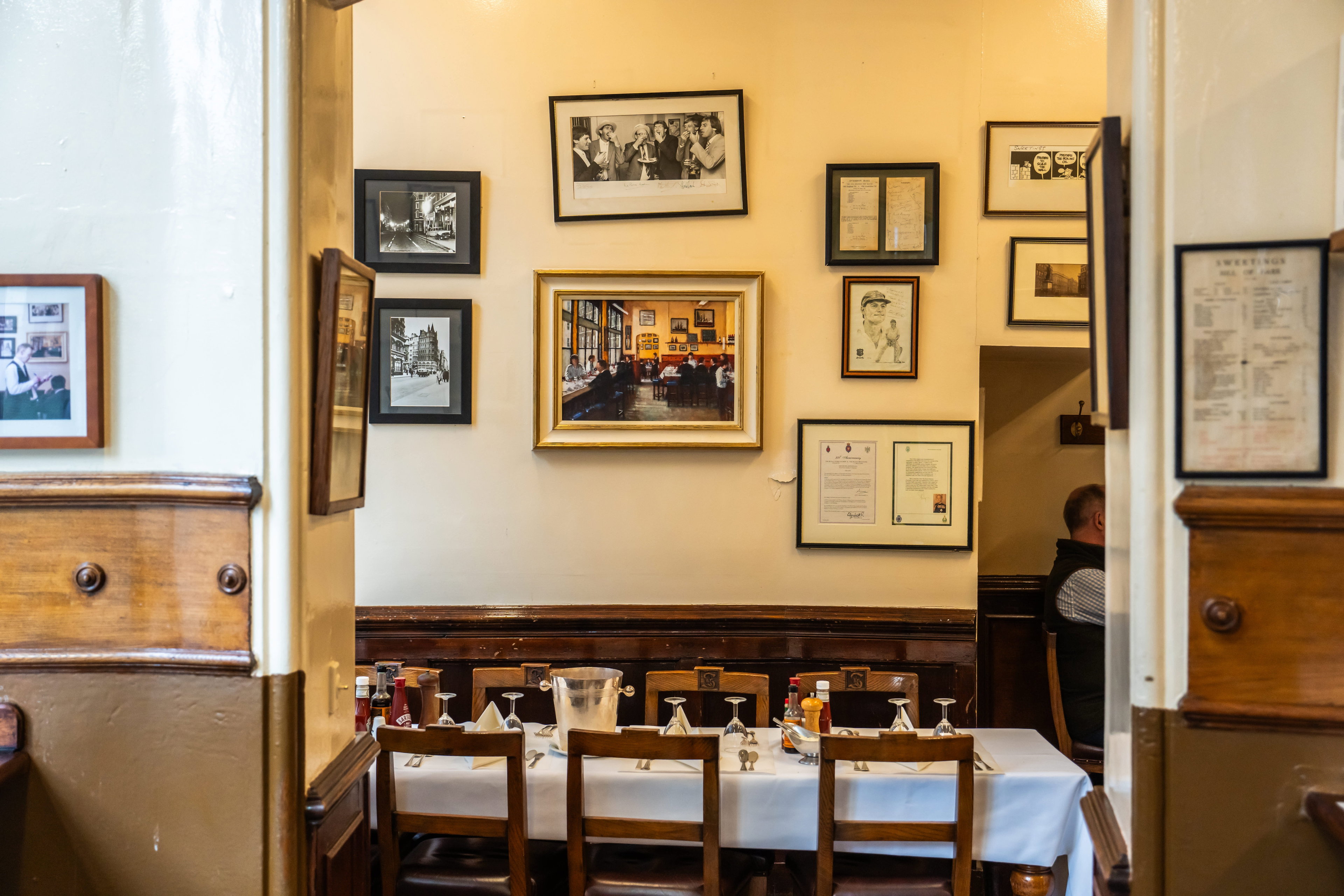 Sweetings restaurant in London, United Kingdom