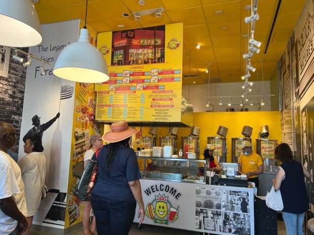Papaya King restaurant in New York City, United States