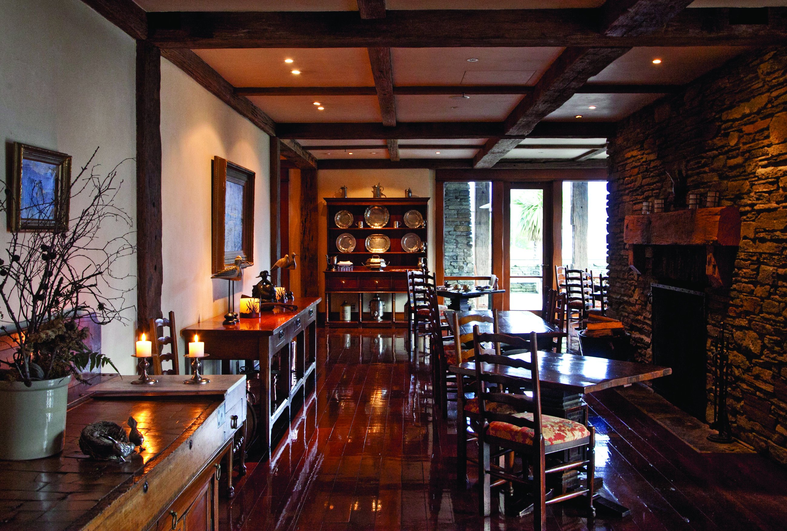 Blanket Bay restaurant in Glenorchy, New Zealand