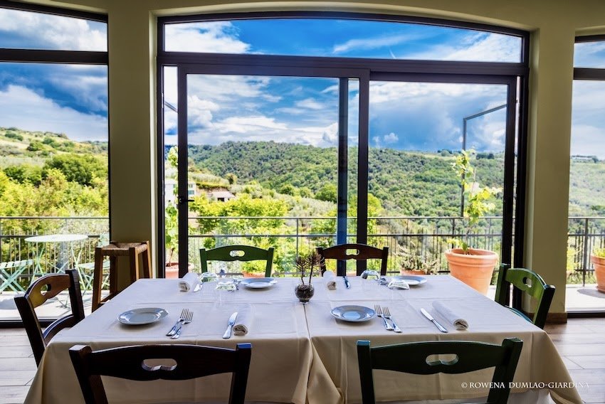 Da Gregorio restaurant in Morrano Nuovo, Italy