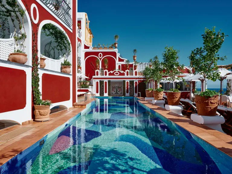 Le Sirenuse hotel in Positano, Italy